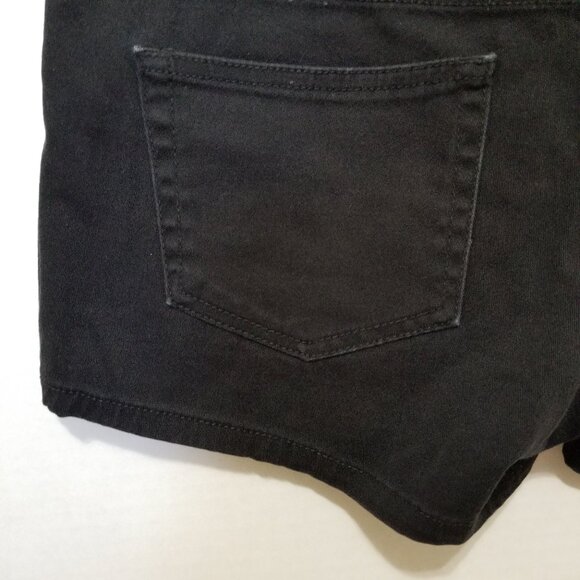 BeBop shorts 3 black twill stretch basic low rise waist shortie classic Y2K - Picture 10 of 14